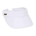Pace Cotton Sun Visor with Coil Closure - Sun 'N' Sand Visor Hats Visor Cap Sun N Sand Hats hh1840A White  