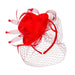 Small Hat Fascinator Fascinator Something Special LA WSHH771RD Red  