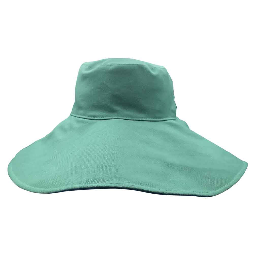 Lanikai Eclipse Reversible Organic Cotton Resort Sun Hat - Flipside Hats Wide Brim Hat Flipside Hats    