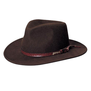 Last Crusade Felt Outback Hat, Small to 3XL Size - Indiana Jones Hat Safari Hat Indiana Jones Hats 555-BRN1 Brown Small 