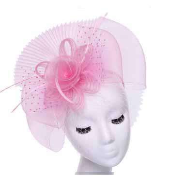 Pleated Mesh Fascinator, Fascinator - SetarTrading Hats