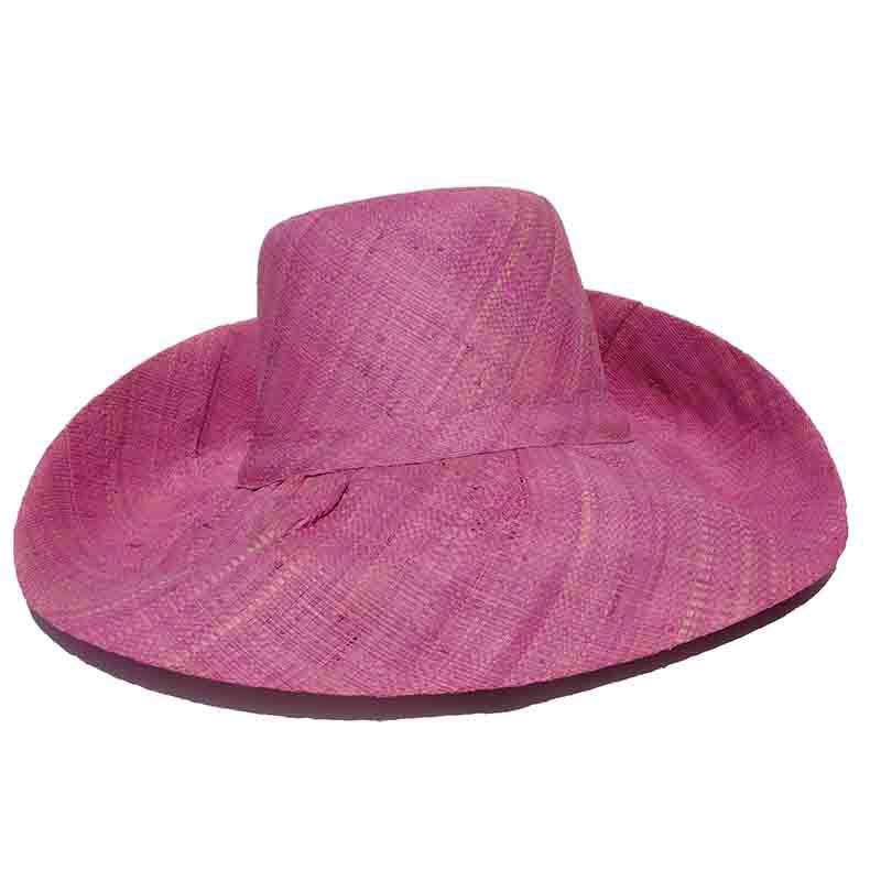 Madagascar Raffia Wide Brim Sun Hats in Solid Colors Wide Brim Sun Hat Madagascar Raffia Hats she36 Pink  