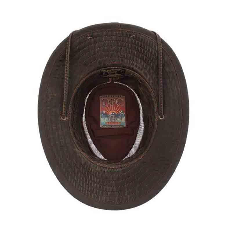 Weathered Cotton Aussie with Chin Cord  - DPC Global Hats Bucket Hat Dorfman Hat Co.    
