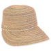Poly-Cotton Fashion Cap with Metallic Lurex - Sun 'N' Sand Hats Cap Sun N Sand Hats HH2187C Sunset S/M (56-57 cm) 