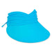Gabriella Lycra Floating Sun Visor - Sun 'N' Sand Hats Visor Cap Sun N Sand Hats hh2093G tq Turquoise M - XL (57-61 cm) 