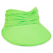 Gabriella Lycra Floating Sun Visor - Sun 'N' Sand Hats Visor Cap Sun N Sand Hats hh2093H lm Lime M - XL (57-61 cm) 