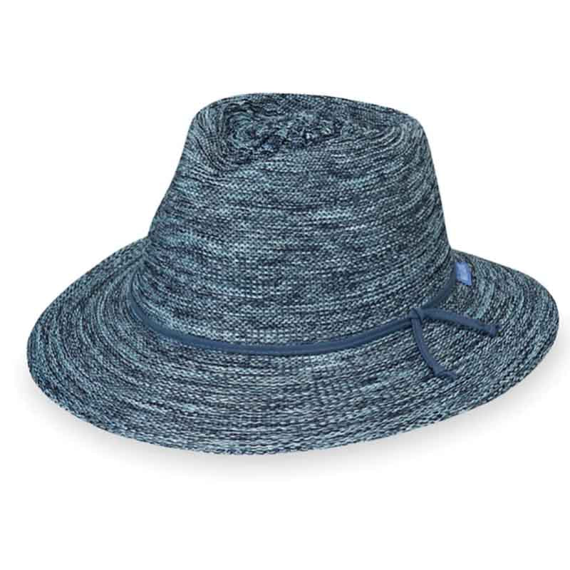 Victoria Fedora Hat - Wallaroo Hats Safari Hat Wallaroo Hats VICFEdn Mixed Denim M/L (58 cm) 