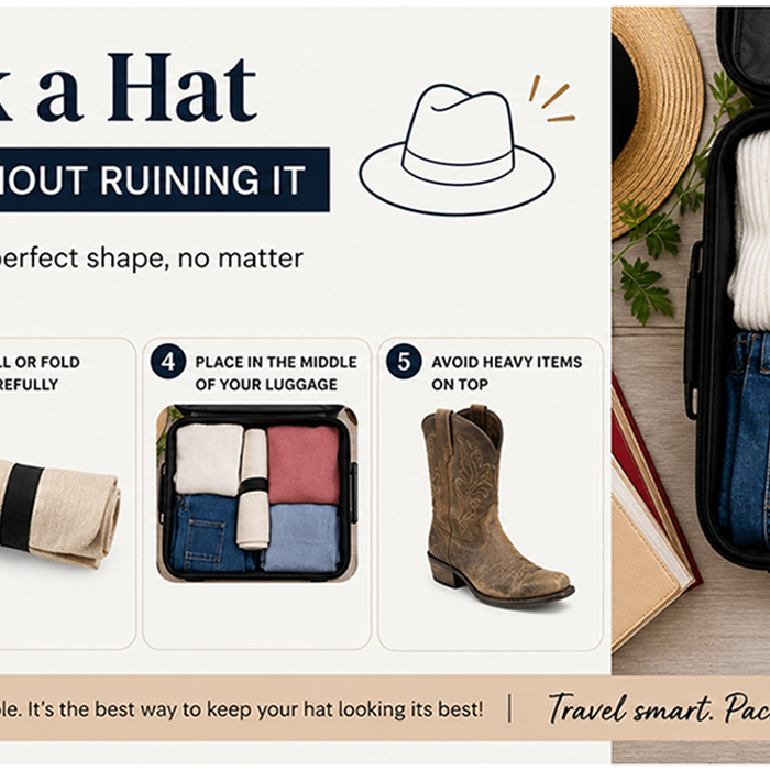 How to Pack a Hat for Travel Without Ruining It