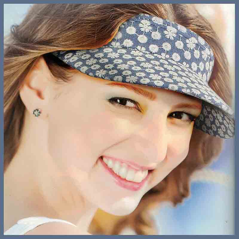 Lightweight, washable cotton, terrycloth, polyester, microfiber, ribbon visors for sport and leisure. Classic sun visor styles and all-around crownless visor hats.