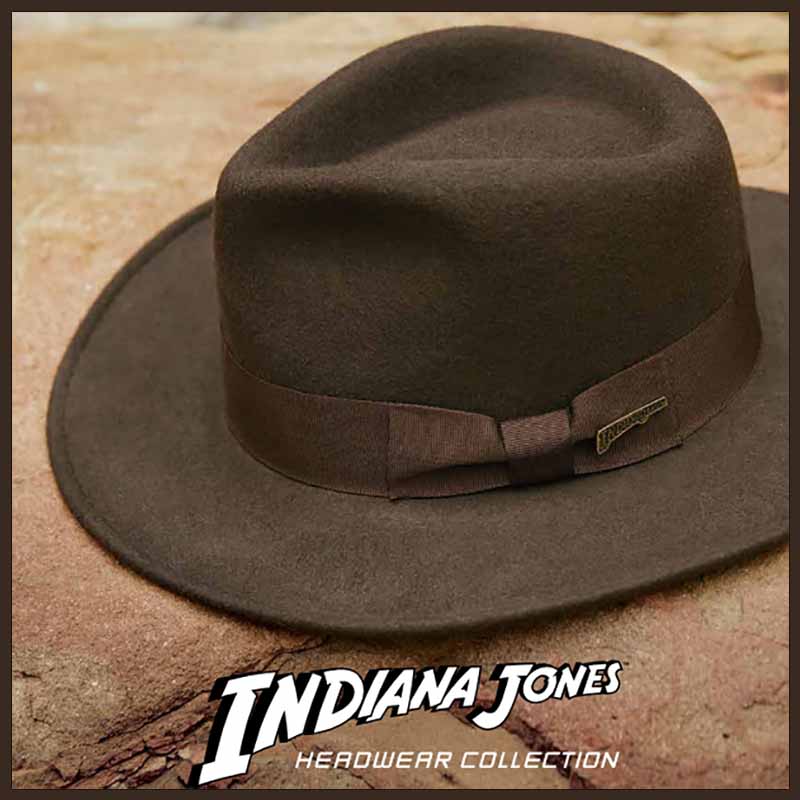 Indiana Jones Dorfman Pacific Wool Felt Hat Indiana Jones Dorfman Pacific Wool Hat Dorfman Pacific Scala