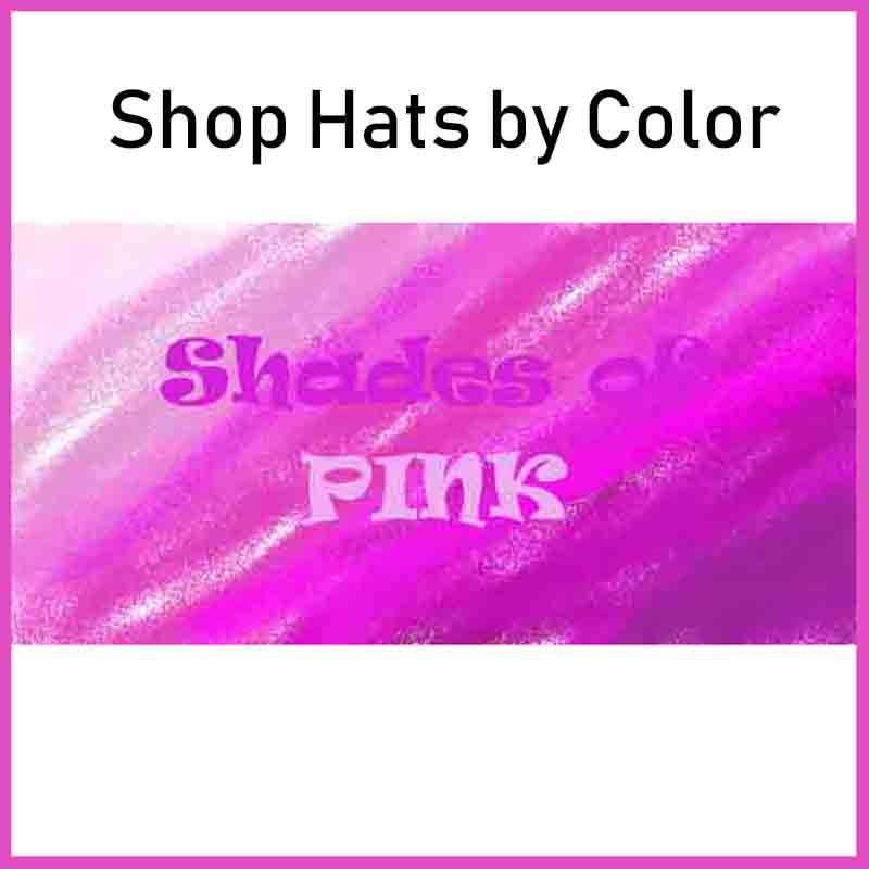 Pink hats. Shop men's and women's hats by color