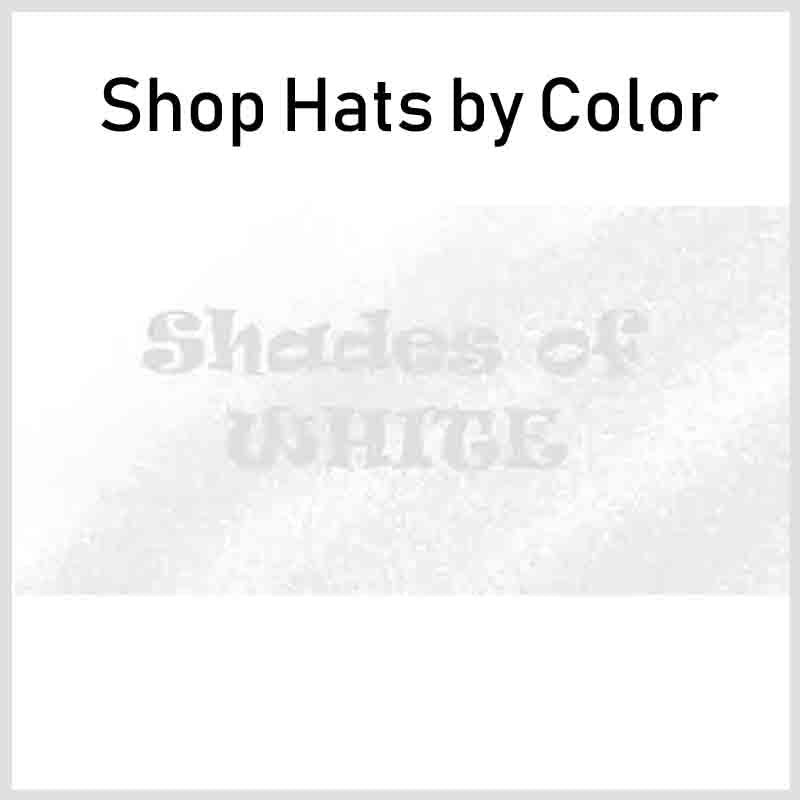 White hats. Shop men's and women's hats in shades of white.