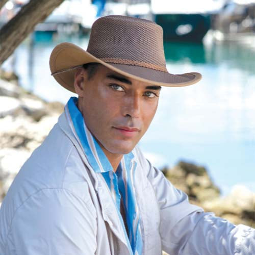 Small size hats for men with little heads. 21 to 22 inch head size mens hats for summer sun protection