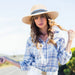 Adeline Bangkok Toyo Straw Safari with Tribal Band - Sun 'N' Sand Hats Safari Hat Sun N Sand Hats