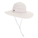 Airy Beach Hat with Chin Strap - Sun 'N' Sand Hats Wide Brim Sun Hat Sun N Sand Hats HH3433A Ivory M/L (58 cm)