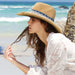 Andrea Cowboy Hat with Denim and Lace Band - Sun 'N' Sand Hats Cowboy Hat Sun N Sand Hats