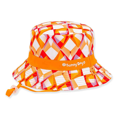 Artsy Reversible Bucket Hat for Petite Heads - Sunny Dayz Hats Bucket Hat Sun N Sand Hats    