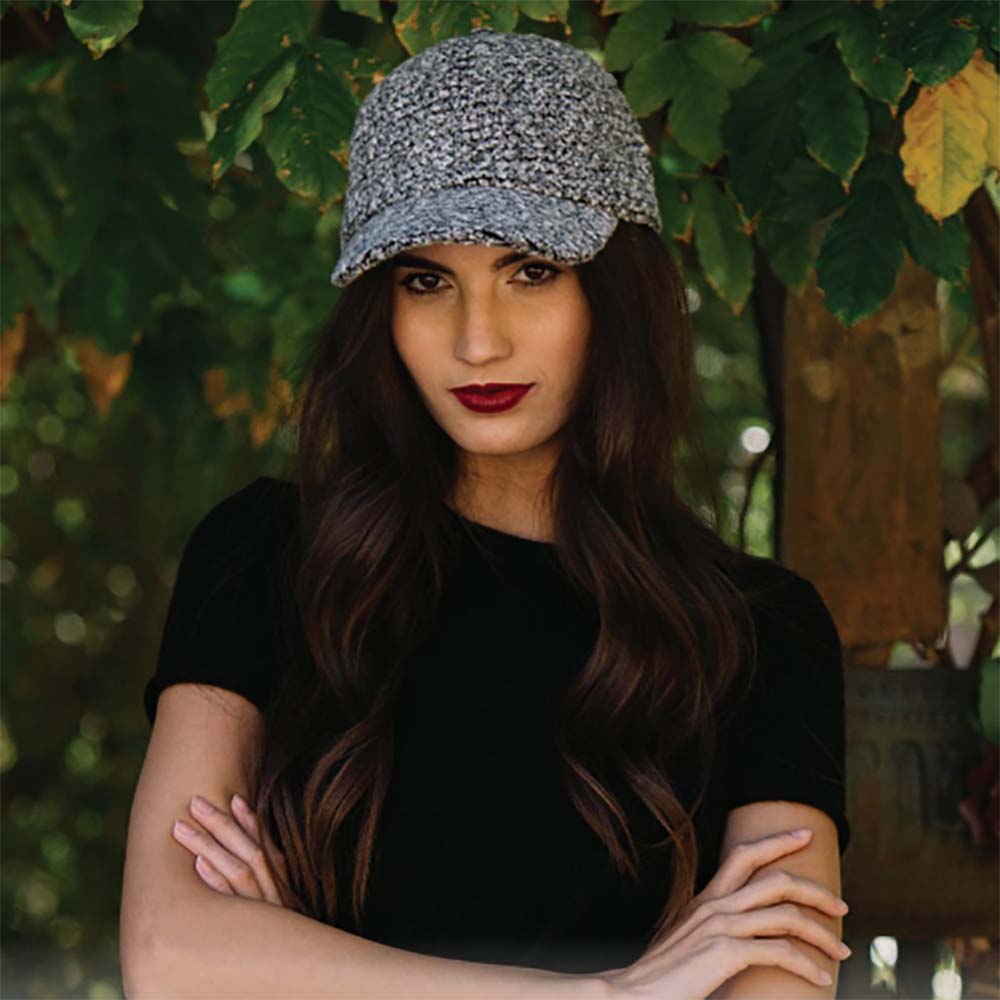 Boucle Baseball Cap for Women - DPC Hats, Cap - SetarTrading Hats 
