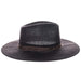 Brown Knit Safari Hat with GG Ribbon Band - Scala Hats Safari Hat Scala Hats    