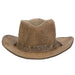 Buckthorn Tarp Cloth Western Outback Hat - Stetson Hats Safari Hat Stetson Hats STC334-TAN3 Tan Large 