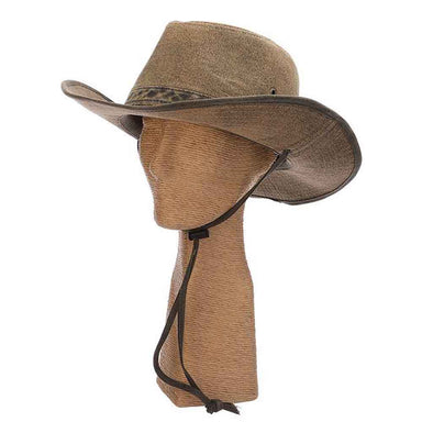 Buckthorn Tarp Cloth Western Outback Hat - Stetson Hats, Safari Hat - SetarTrading Hats 