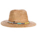 Calla Crocheted Raffia Safari Hat with Colorful Band - Scala Hats Safari Hat Scala Hats
