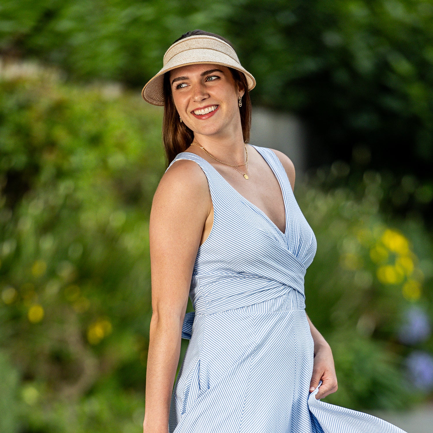 Carkella Lily Sun Visor by Wallaroo Hat Company Visor Cap Wallaroo Hats