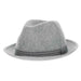 Cashmere Feel Snap Brim Fefora - Stetson Hats, Fedora Hat - SetarTrading Hats 