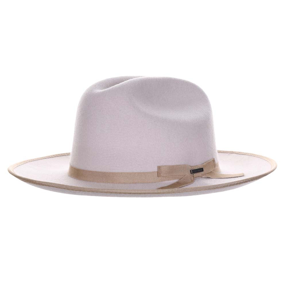 Cattleman Hat with Bound Brim - Dorfman Pacific Belly / Large (59 cm)