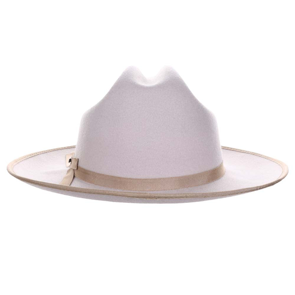 Cattleman Hat with Bound Brim - Dorfman Pacific Belly / Large (59 cm)