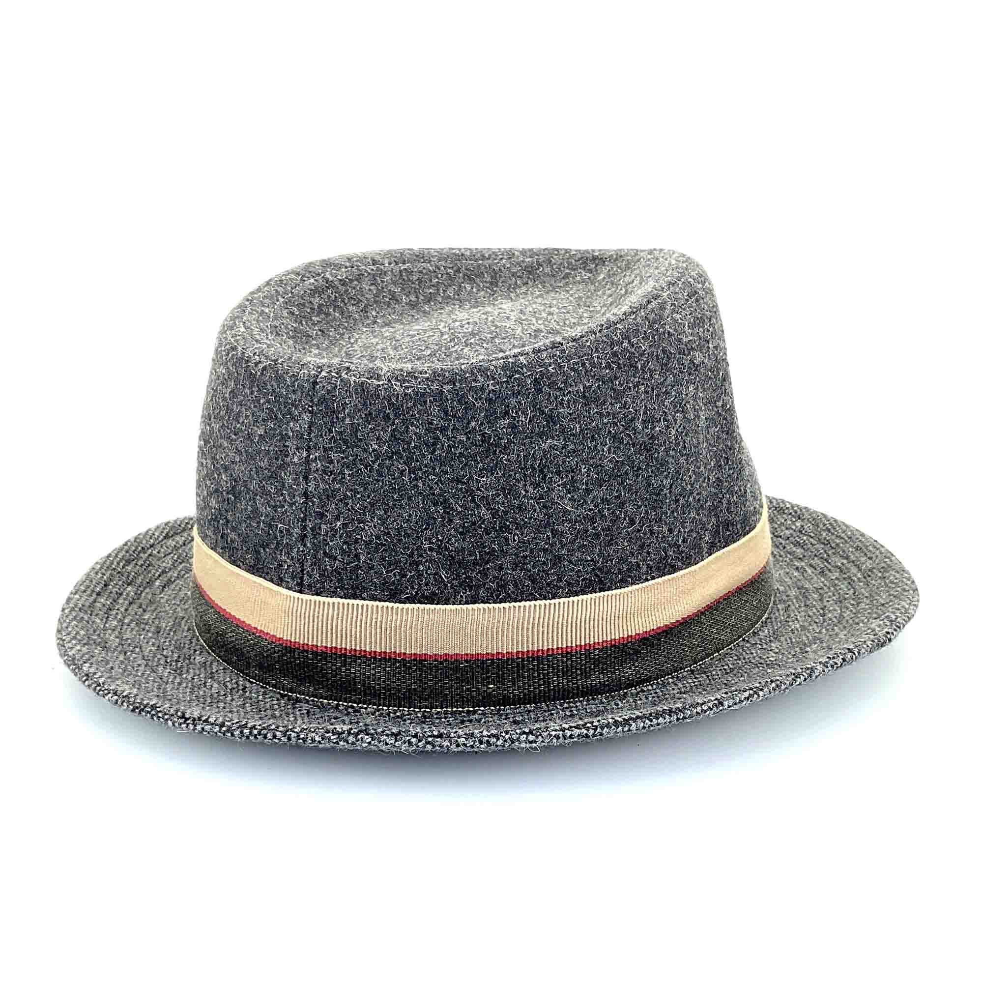 Charcoal Wool Fedora Hat - Stetson Hats, Fedora Hat - SetarTrading Hats 