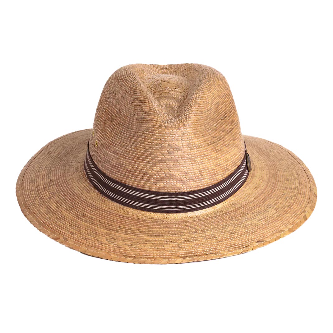 Clark Palm Leaf Wide Brim Fedora Hat - Tula Hats
