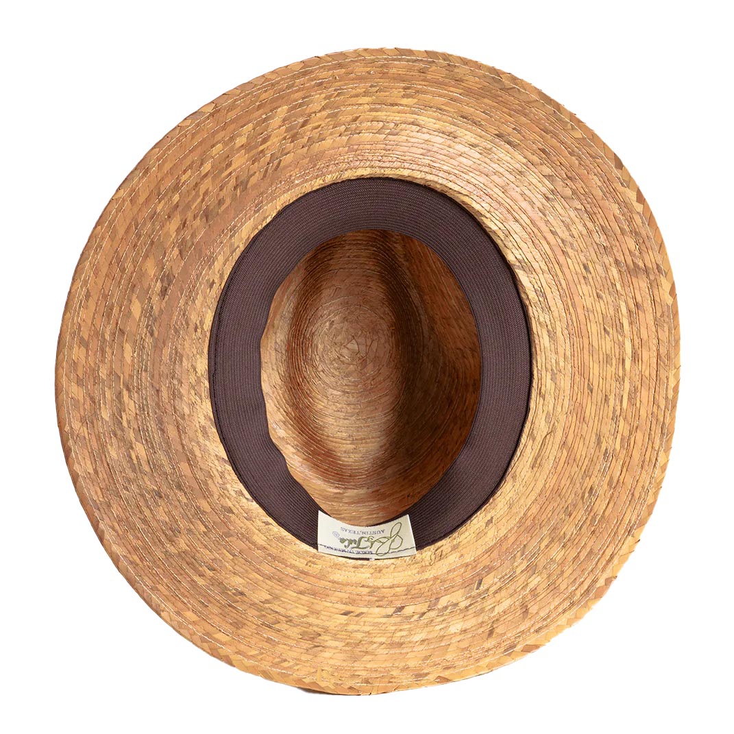 Clark Palm Leaf Wide Brim Fedora Hat - Tula Hats