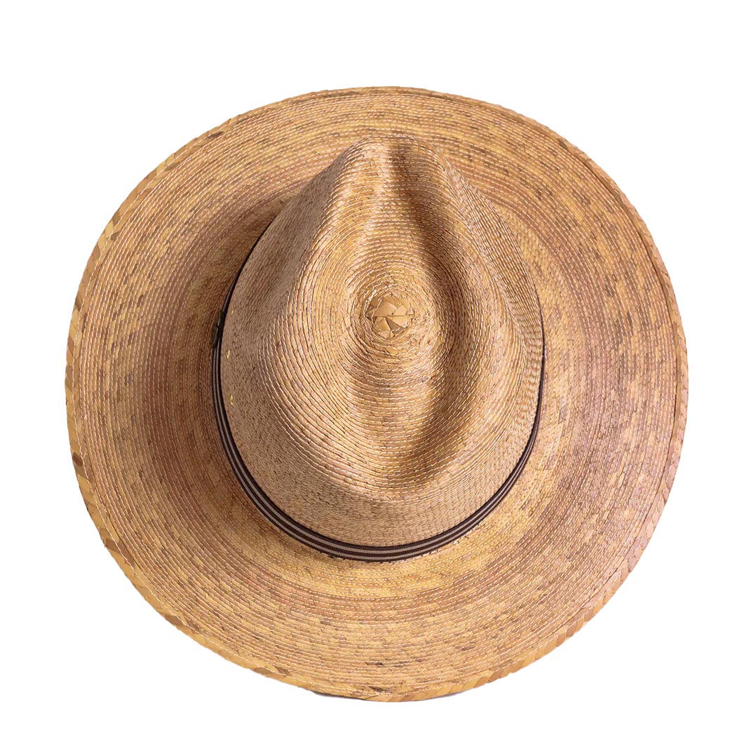 Clark Palm Leaf Wide Brim Fedora Hat - Tula Hats
