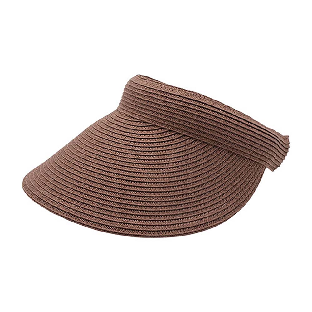 Comfort Band UV Blocking Slip-On Straw Sun Visor - MCI  display picture 2