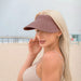 Comfort Band UV Blocking Slip-On Straw Sun Visor - MCI Visor Cap MegaCI