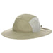 Cooling Dimensional Brim Hiking Hat, Chin Strap - DPC Outdoor Headwear Bucket Hat Dorfman Hat Co. MC416-KAKI2 Khaki Labeled: S/M; Actual size: 55.5 cm (S)