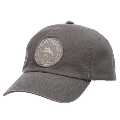 Coral Reef Cotton Baseball Cap with TB Marlin Patch - Tommy Bahama Hats Cap Tommy Bahama Hats TBC19-CHAR Charcoal  