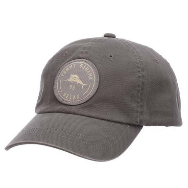 Coral Reef Cotton Baseball Cap with TB Marlin Patch - Tommy Bahama Hats Cap Tommy Bahama Hats TBC19-CHAR Charcoal
