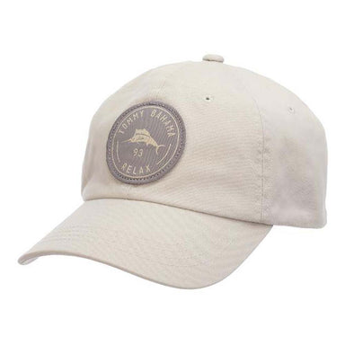 Coral Reef Cotton Baseball Cap with TB Marlin Patch - Tommy Bahama Hats Cap Tommy Bahama Hats TBC19-PUTTY Putty