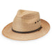 Cortez Braided Palm Hat - Wallaroo Hats Fedora Hat Wallaroo Hats CORT-CA-L Camel L/XL (60 cm) 