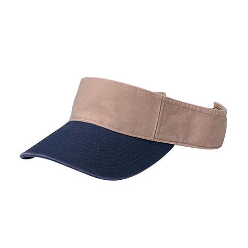 Cotton Twill Small Size Pro Style Tennis Visor - Mega Cap