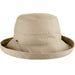 Cotton Up Turned Brim Golf Hat - Scala Hats for Women Kettle Brim Hat Scala Hats LC484-NAT Natural M/L (57 - 58 cm)