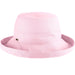 Cotton Up Turned Brim Golf Hat - Scala Hats for Women Kettle Brim Hat Scala Hats LC484-PINK Pink M/L (57 - 58 cm)