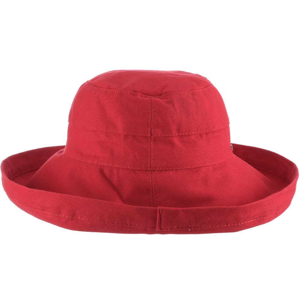 Cotton Up Turned Large Brim Sun Hat - Scala Hats for Women