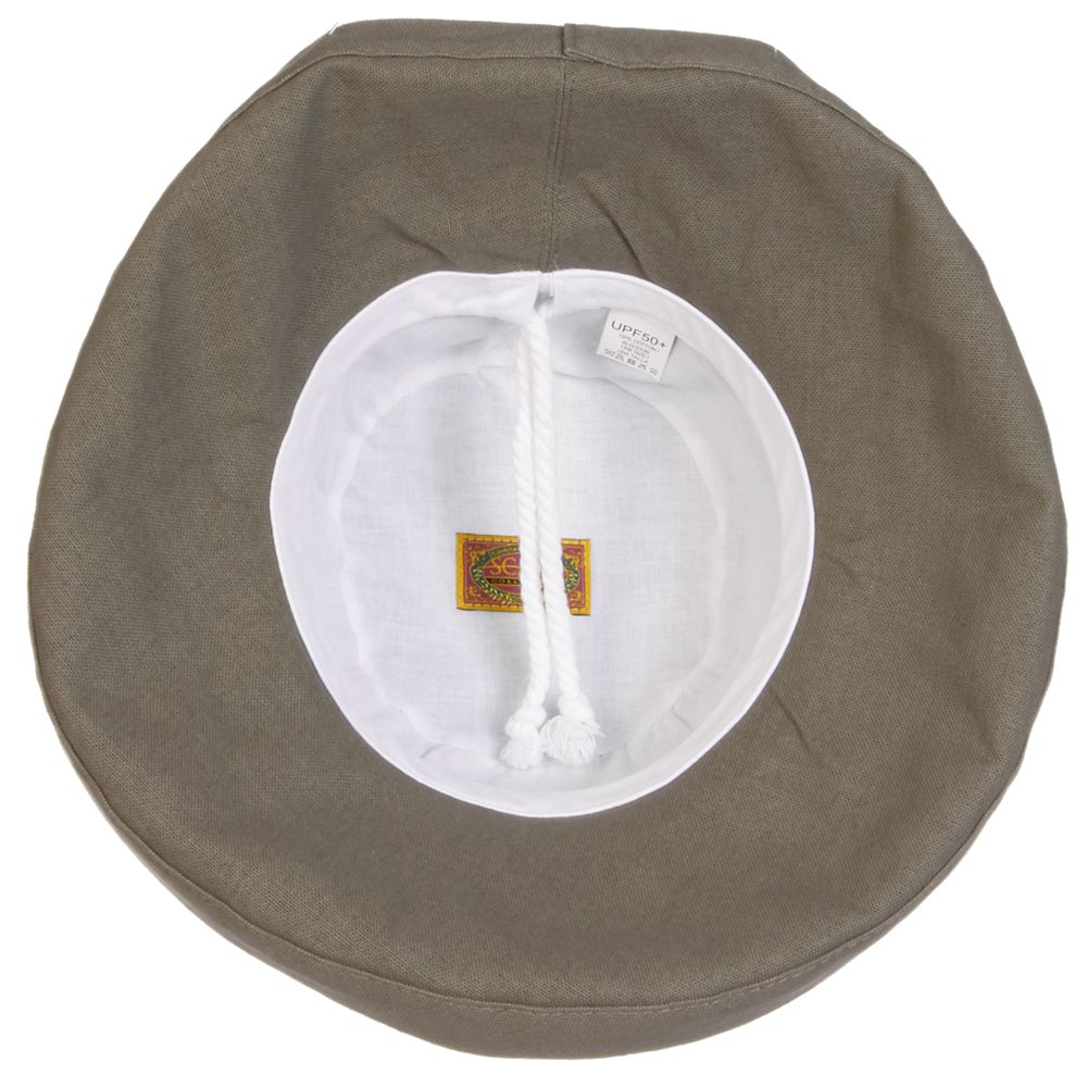 Cotton Up Turned Large Brim Sun Hat - Scala Hats for Women