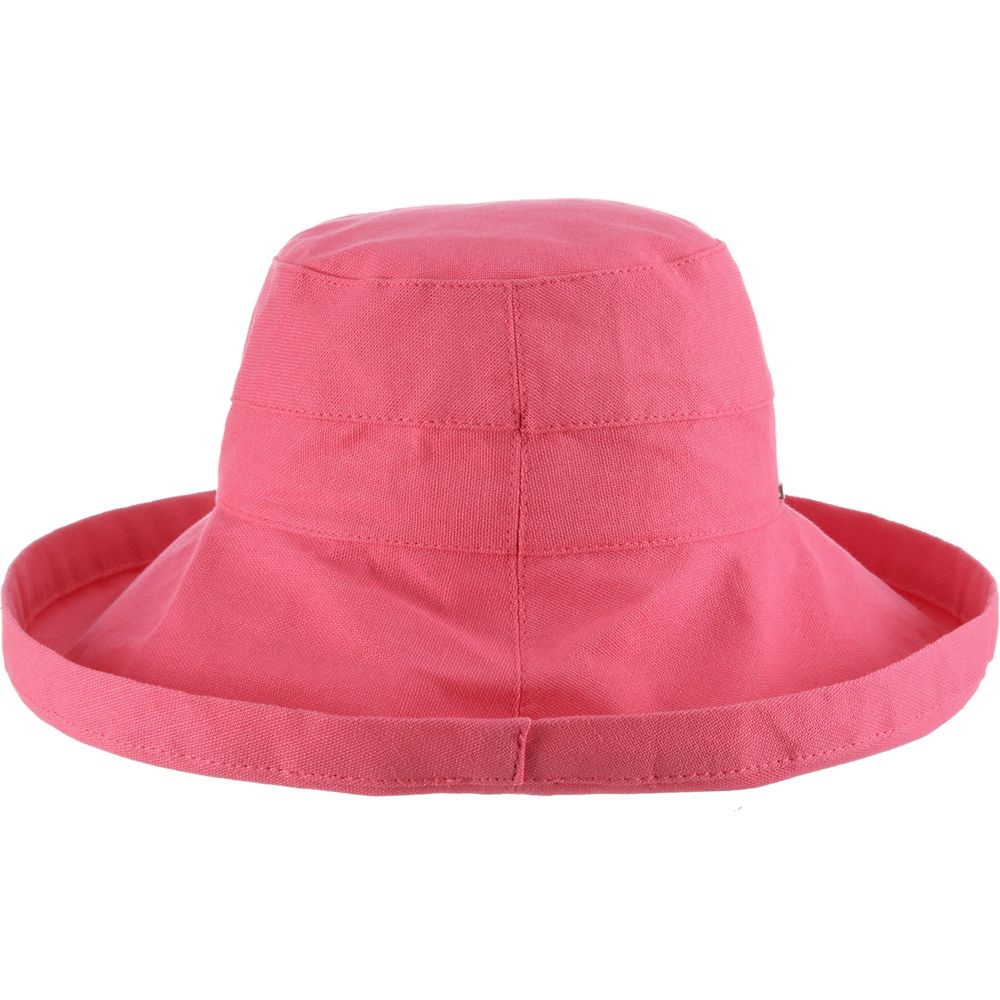 Cotton Up Turned Large Brim Sun Hat - Scala Hats for Women