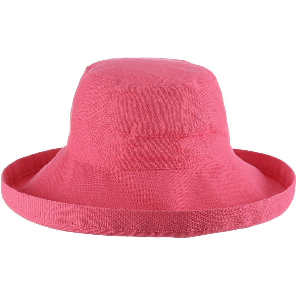 Cotton Up Turned Large Brim Sun Hat - Scala Hats for Women