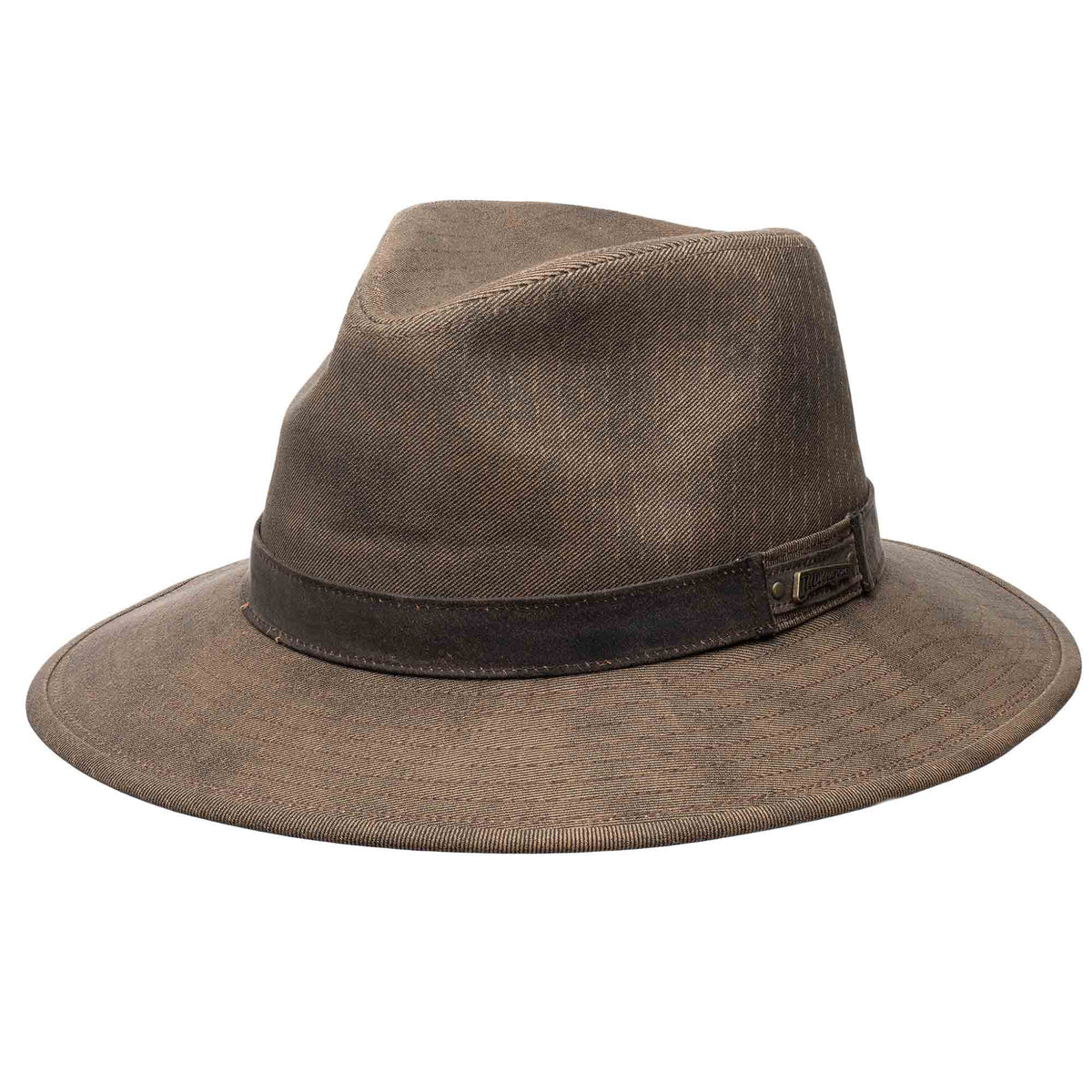 Indiana Jones Officially Licensed Weathered Cotton Blend Outback Hat: Size: S/M Dark Brown