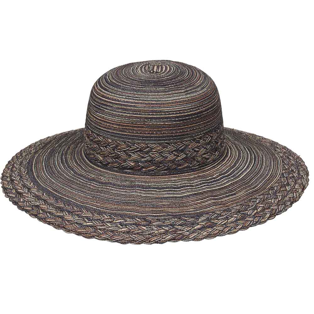 Criss Cross Braid Poly Straw Floppy Sun Hat - Karen Keith  display picture 1